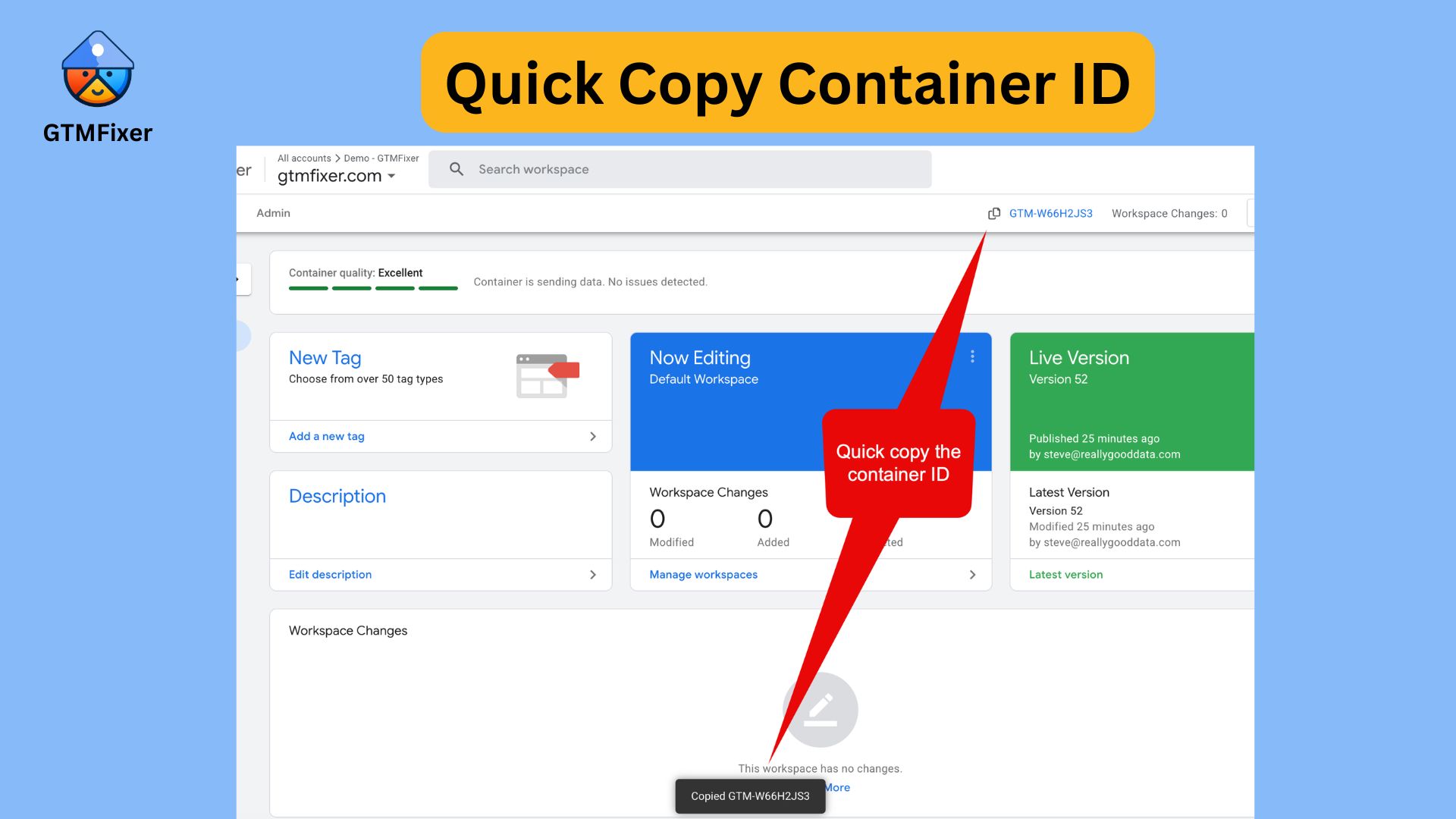 Copy Container ID